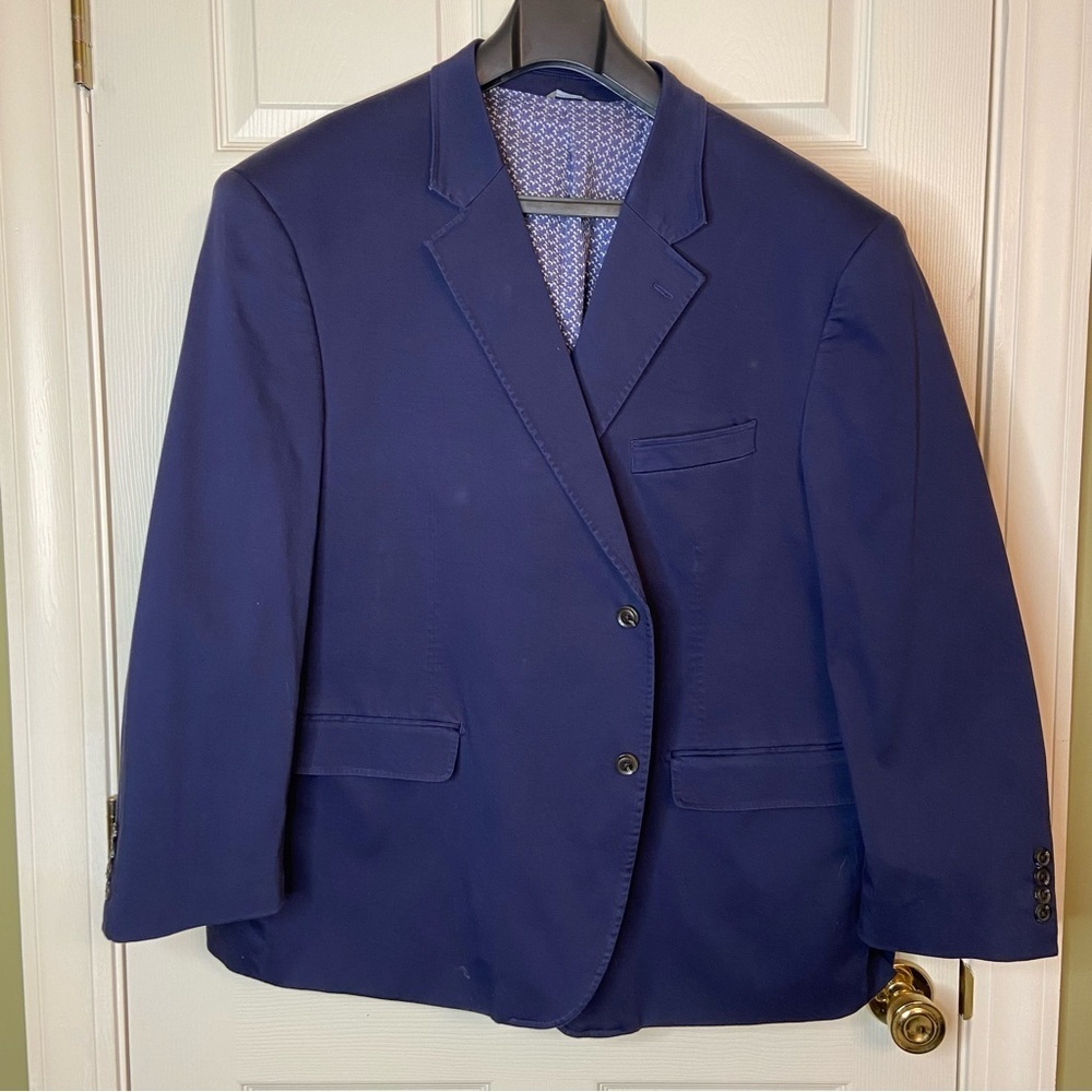 OAK HILL Men's Navy Jacket Blazer 3XL 54R/56R